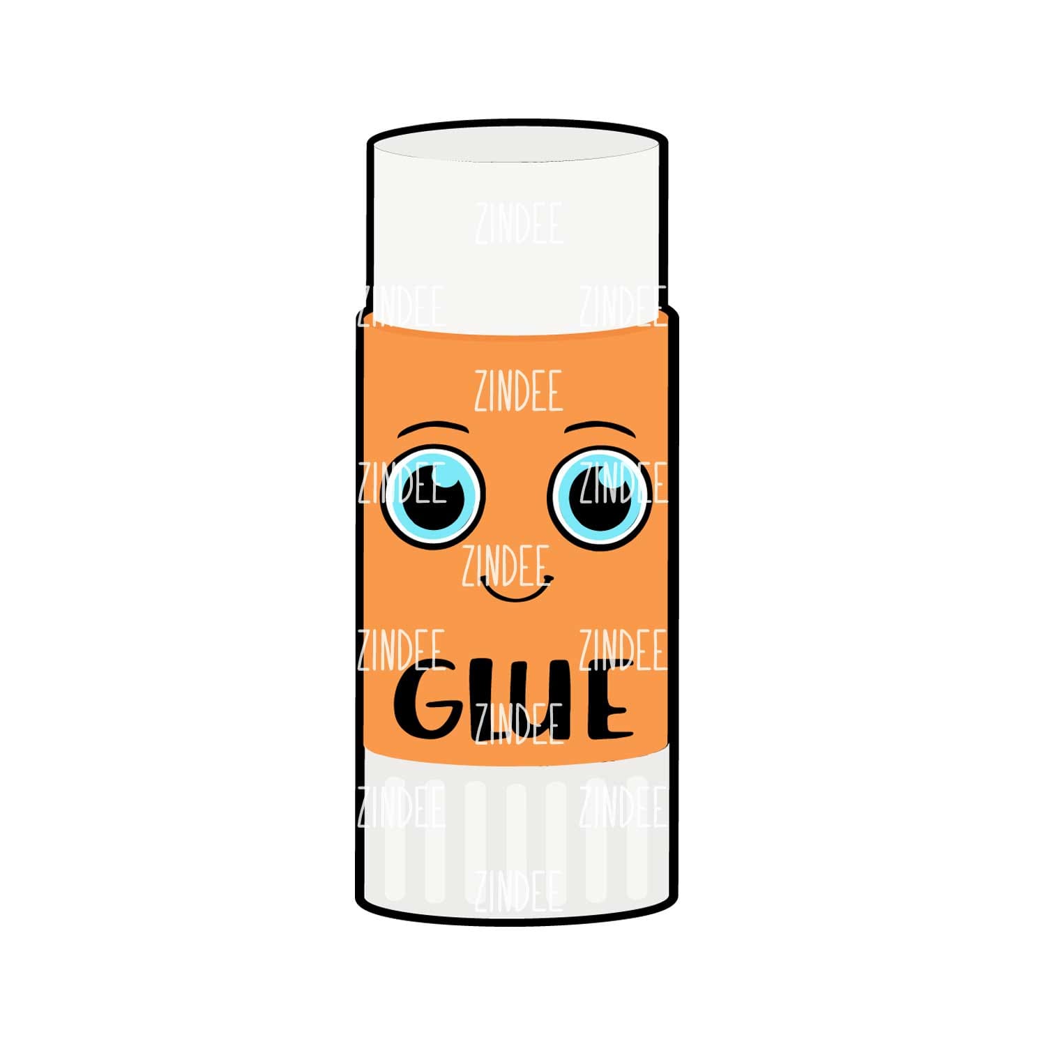 Glue Stick Acrylic Blank- Sticker- UV DTF (2.5 inch) 2 holes