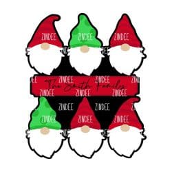 Alternative view of Gnome Family of 6 Ornament (4 inch)