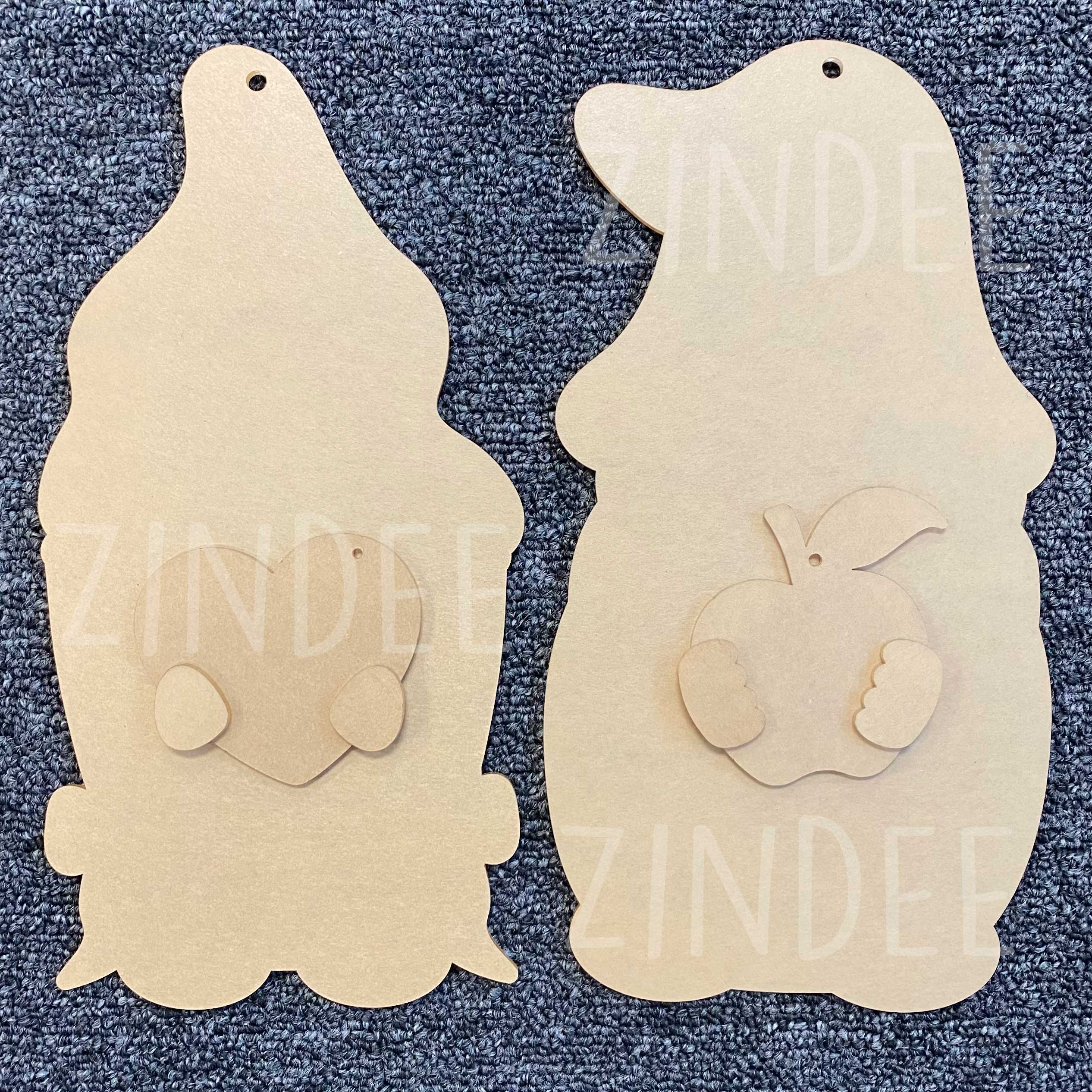 Girl Gnome Sign 10 inch - Image 3