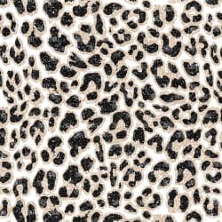 Gold and Black Glitter Leopard (vinyl)