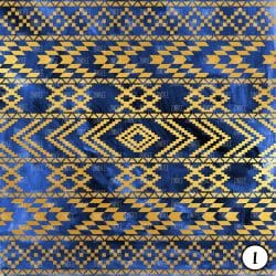 Alternative view of Gold Blue Tribal (vinyl)