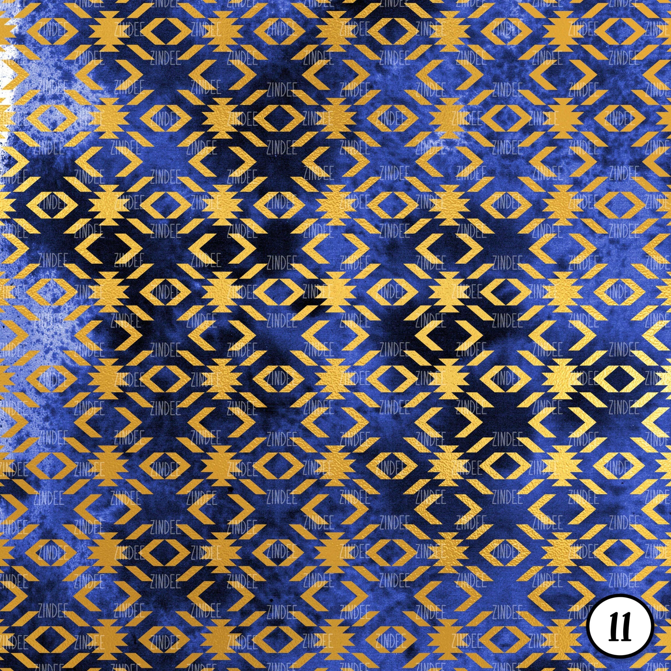 Gold Blue Tribal (vinyl) - Image 12