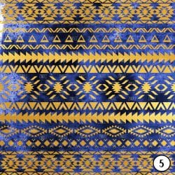 Gold Blue Tribal (vinyl) - Image 6