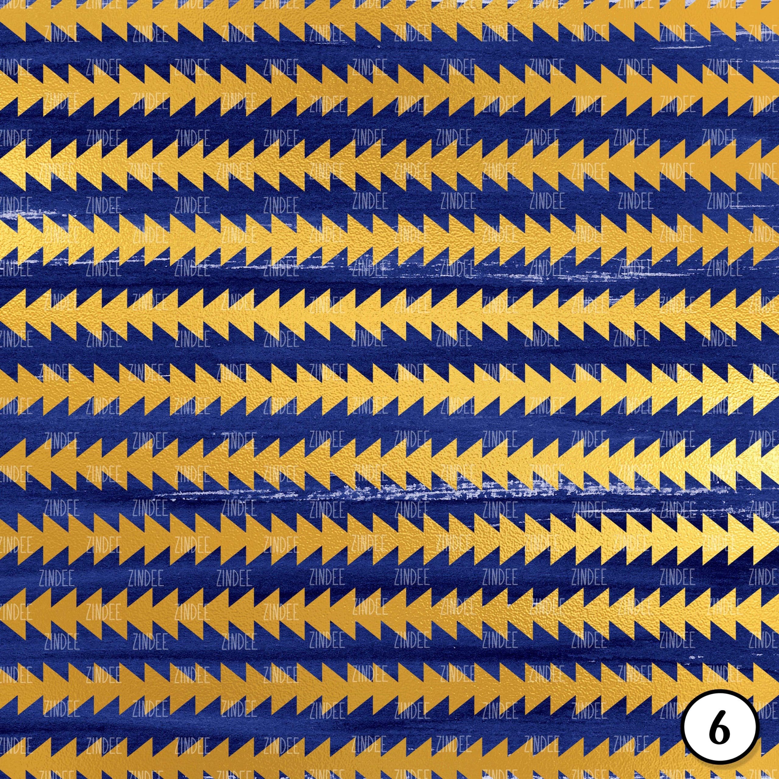 Gold Blue Tribal (vinyl) - Image 7