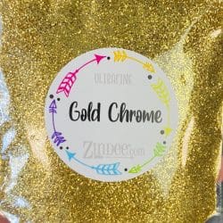 Gold Chrome Ultra Fine Polyester Glitter (BAG)