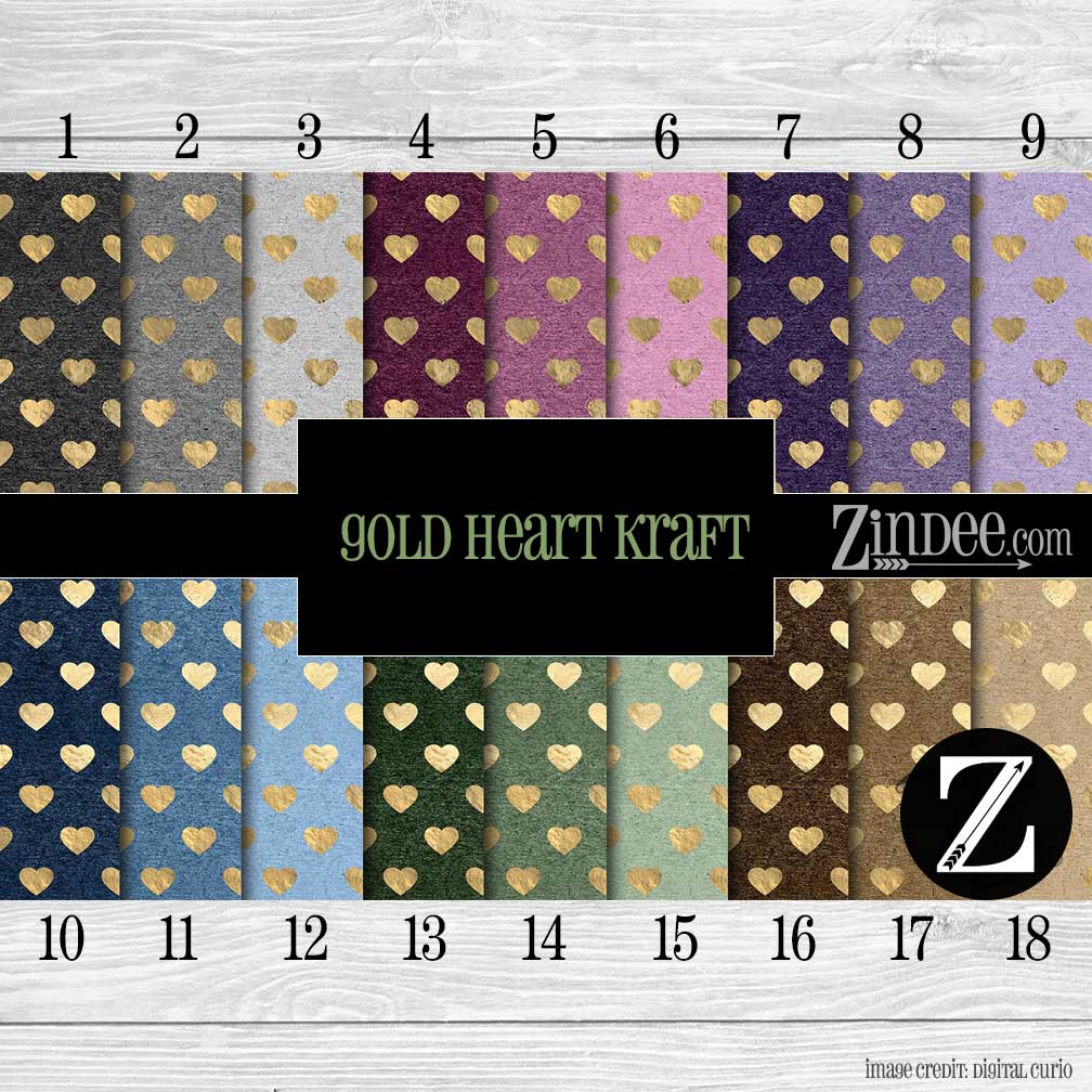 Gold Heart Kraft (vinyl)