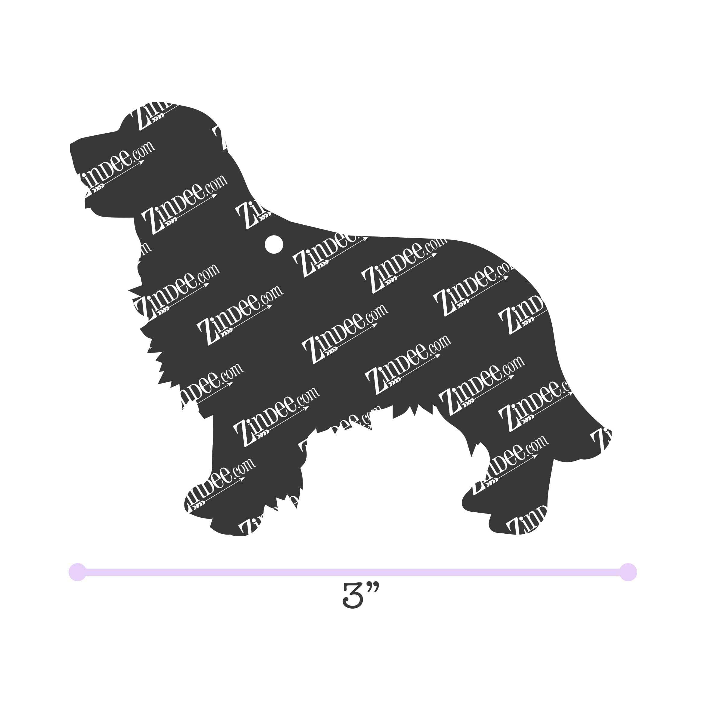 Golden Retriever acrylic blank (3 inch)