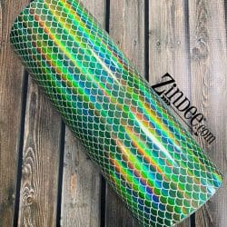 Green Mermaid Holographic Adhesive