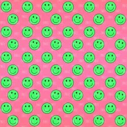 Green Smiley Faces seamless (Sublimation Sheet)