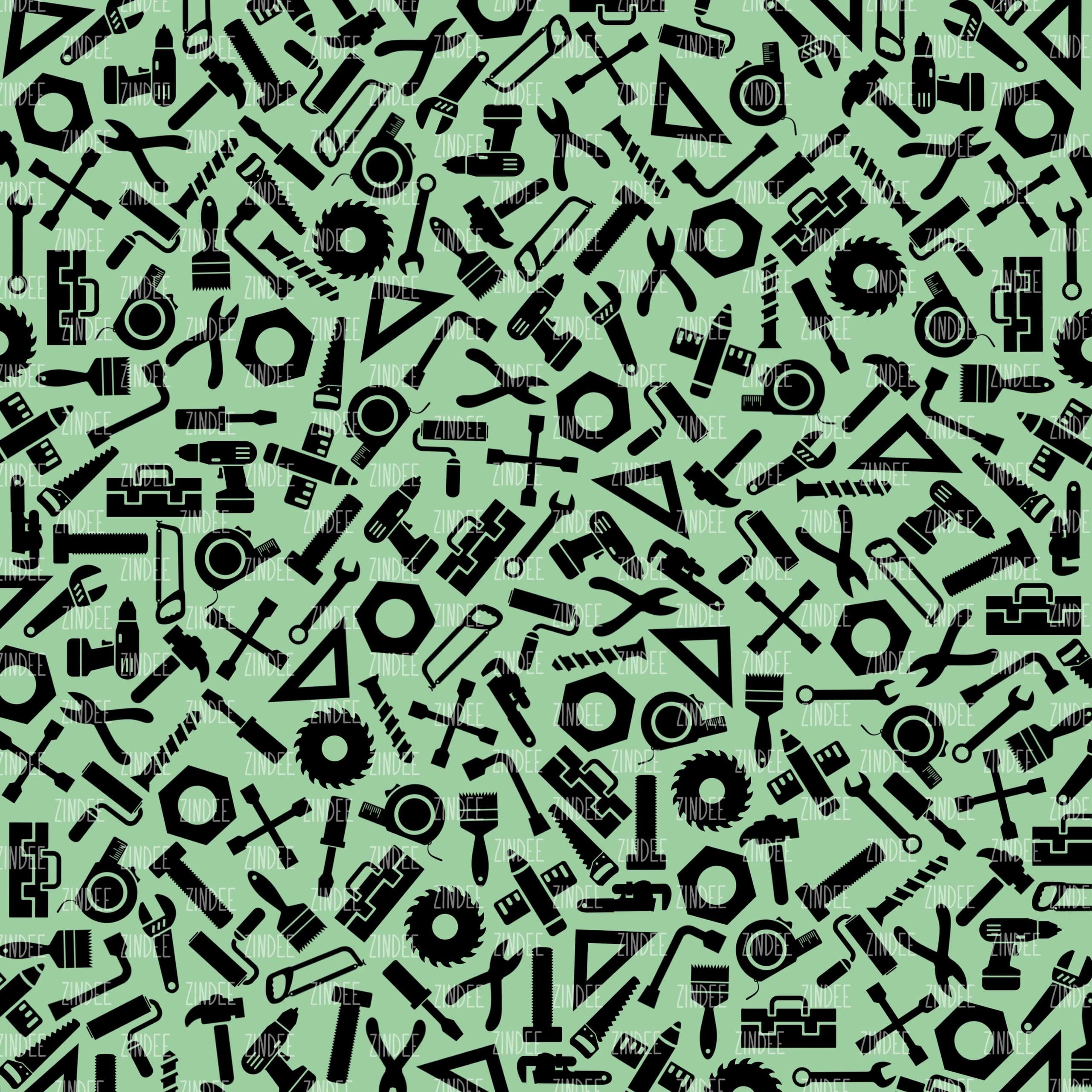 Green Tools (digital paper)