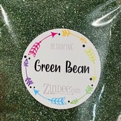 Green Bean Ultrafine Polyester Glitter (BAG)
