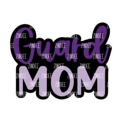 Alternative view of Guard Mom acrylic blank (3 inch)