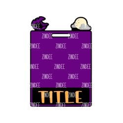 Alternative view of Halloween Badge Buddy Horizontal (Extended-Version) (lightweight acrylic)