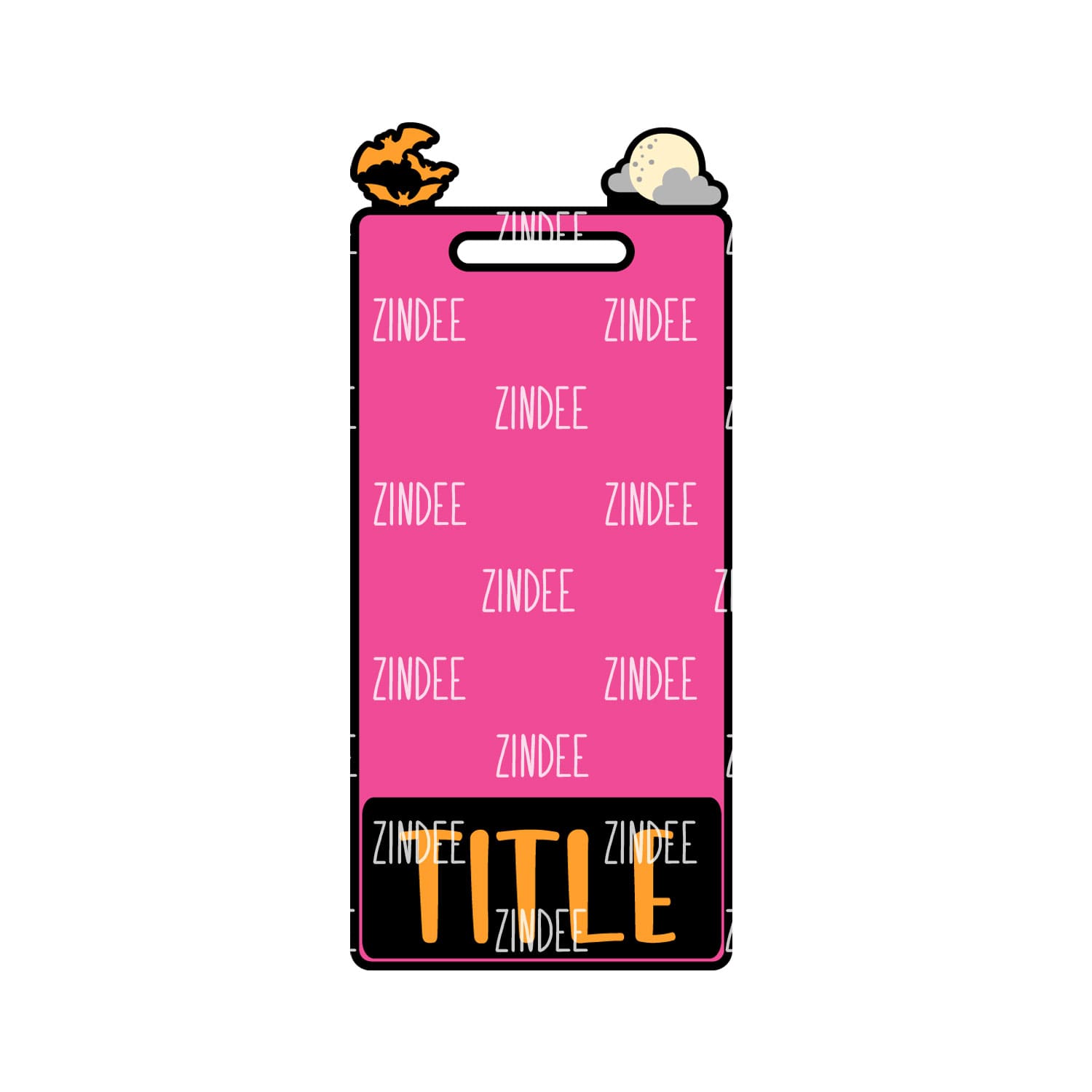 Alternative view of Halloween Badge Buddy Vertical (lightweight acrylic)