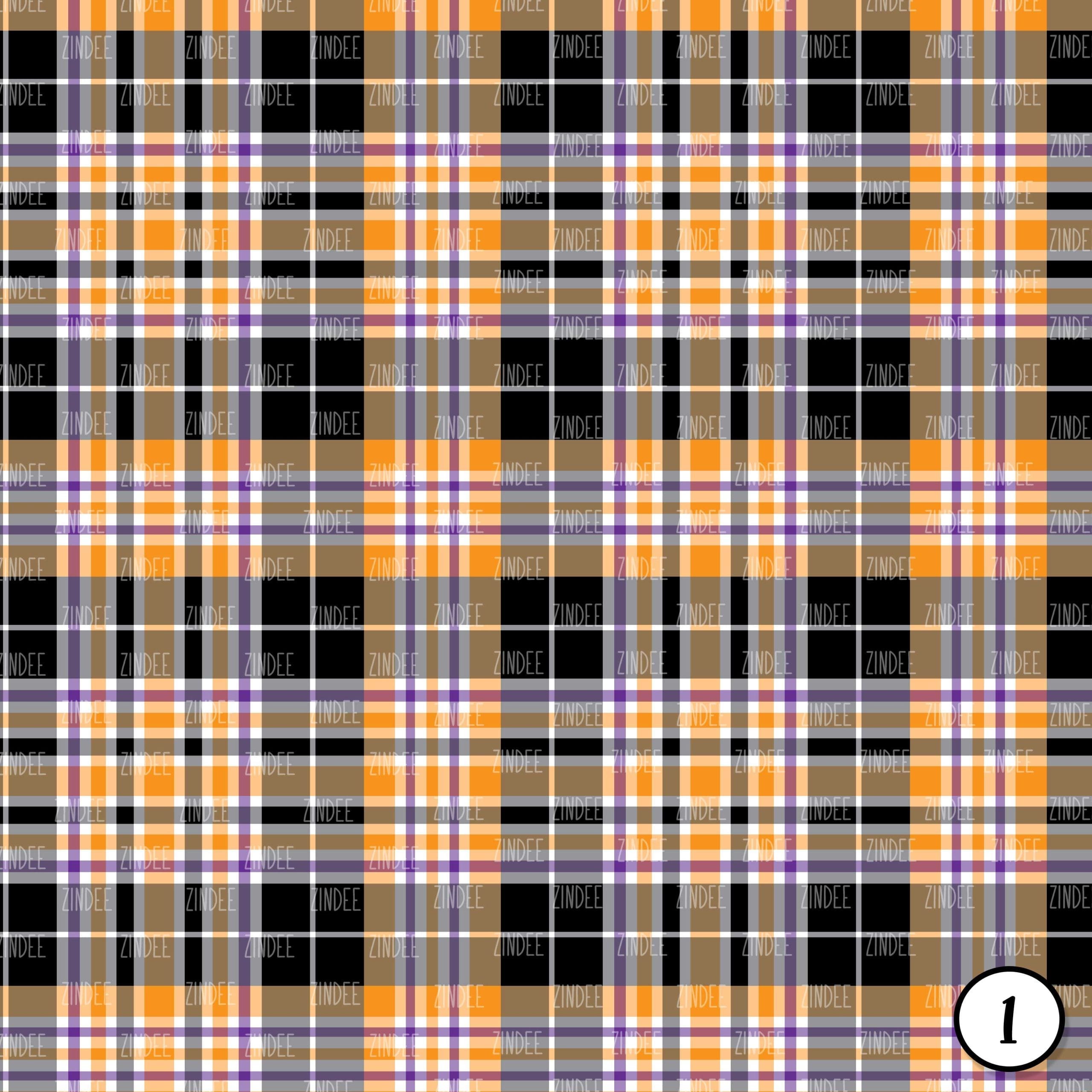 Alternative view of Halloween Plaid (vinyl)