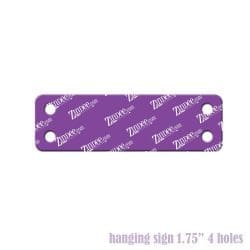 Hanging Sign 1.75" 4 holes