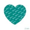 Heart Charm acrylic blank (.75 inch) NO HOLE 10 pack