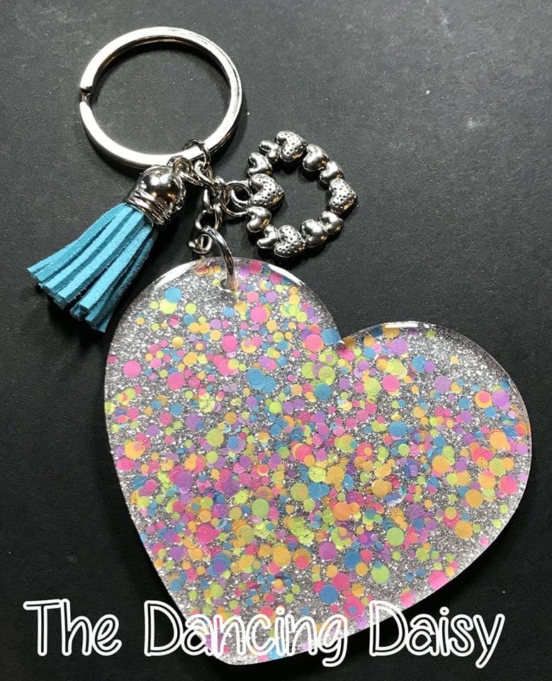 Heart Acrylic Blank- Sticker- UV DTF (3 inch) - Image 5