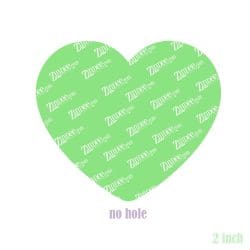 Alternative view of Heart – Acrylic Badge Reel Blank (2") No Hole | Optional Sticker or UV DTF