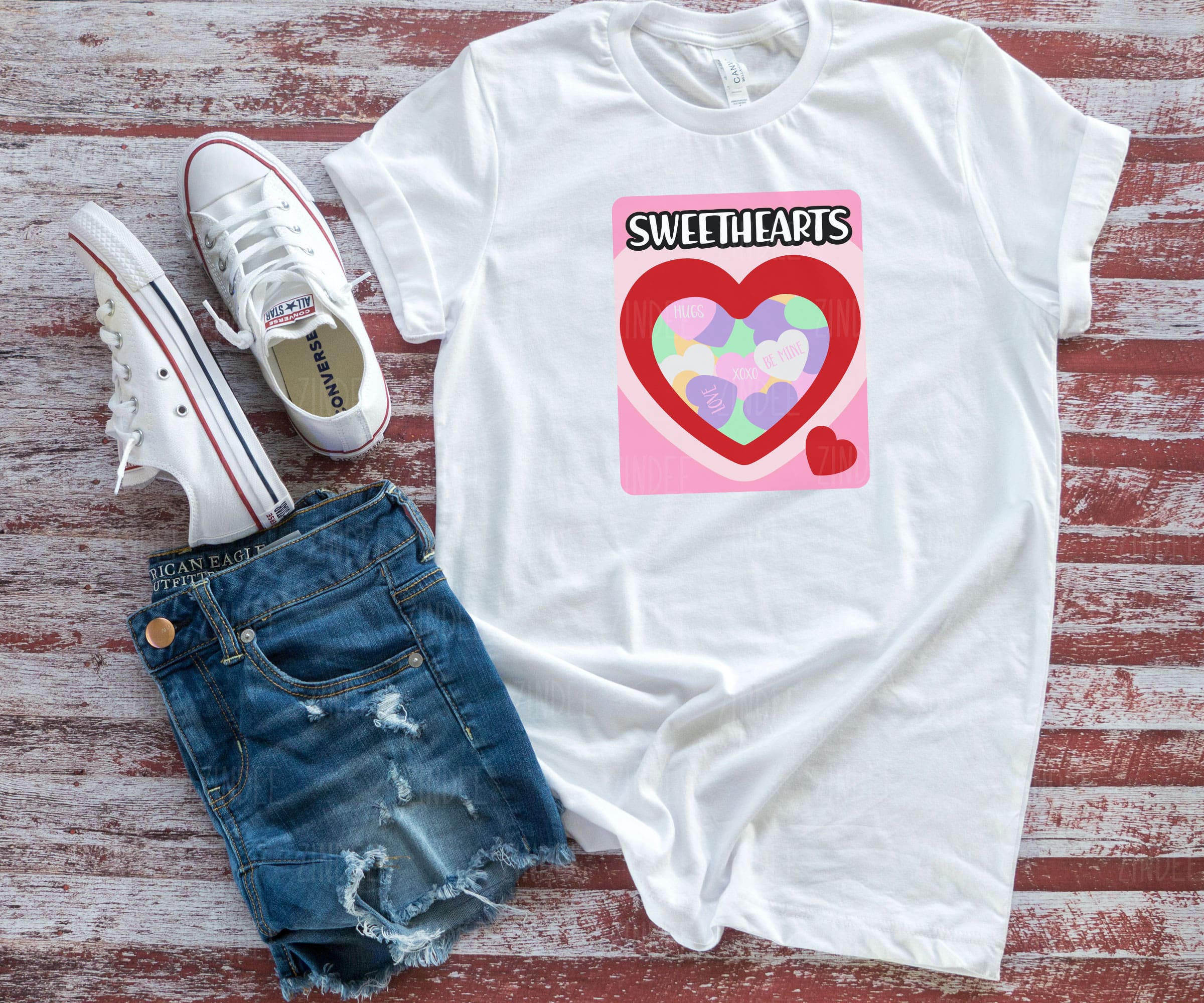 Heart Candy Box (HTV ready to press)