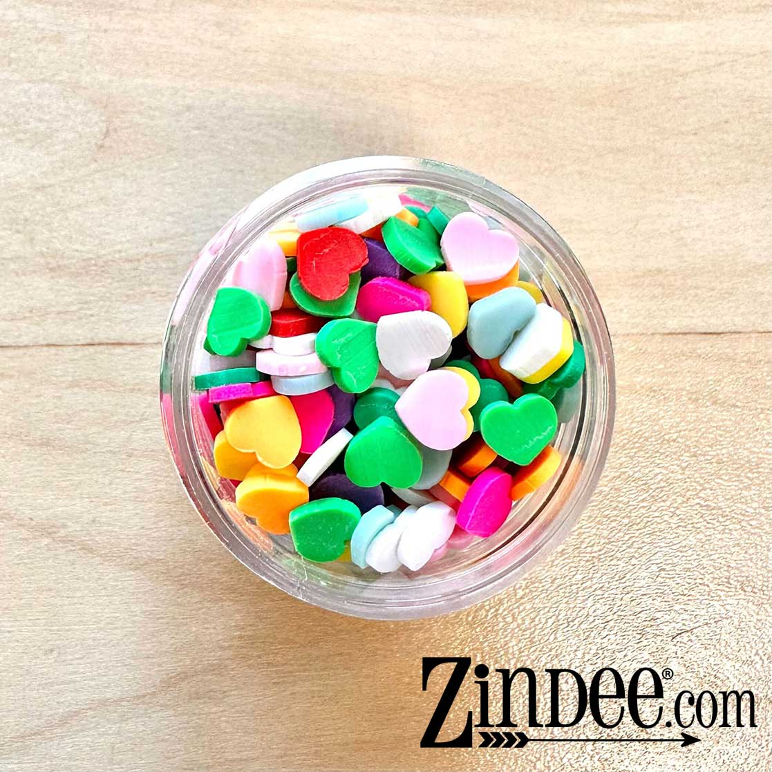 Heartfetti Polymer Clay