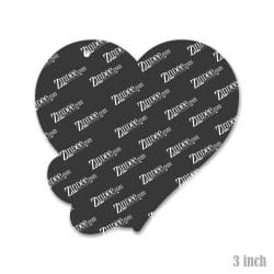 Alternative view of Heart Paw – Acrylic Keychain Blank (3") | Optional Sticker or UV DTF