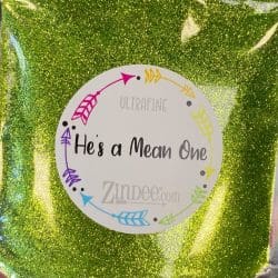 He's a Mean One Ultra Fine Polyester Glitter (BAG)