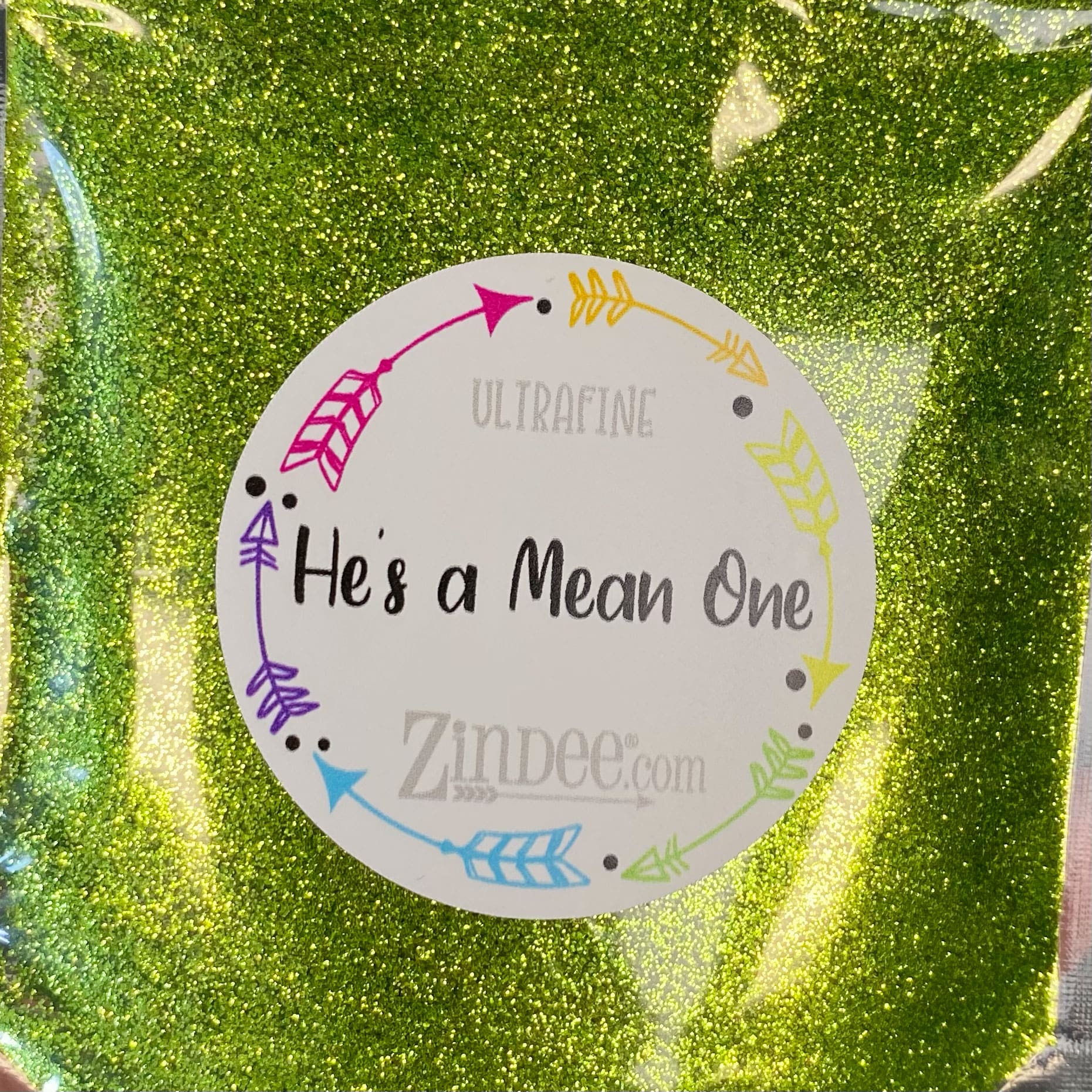 He's a Mean One Ultra Fine Polyester Glitter (BAG)