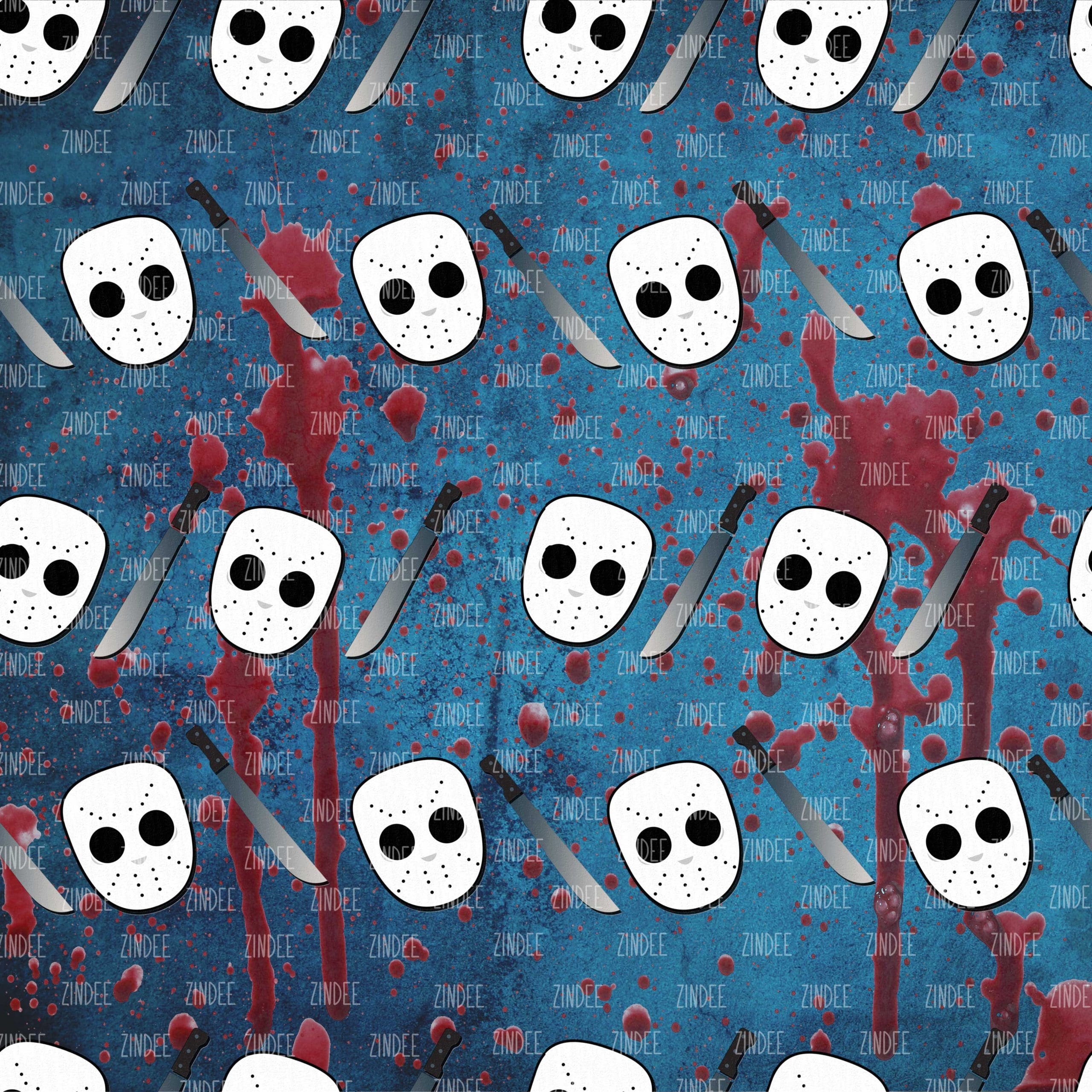 Hockey Mask Murderer (digital paper)