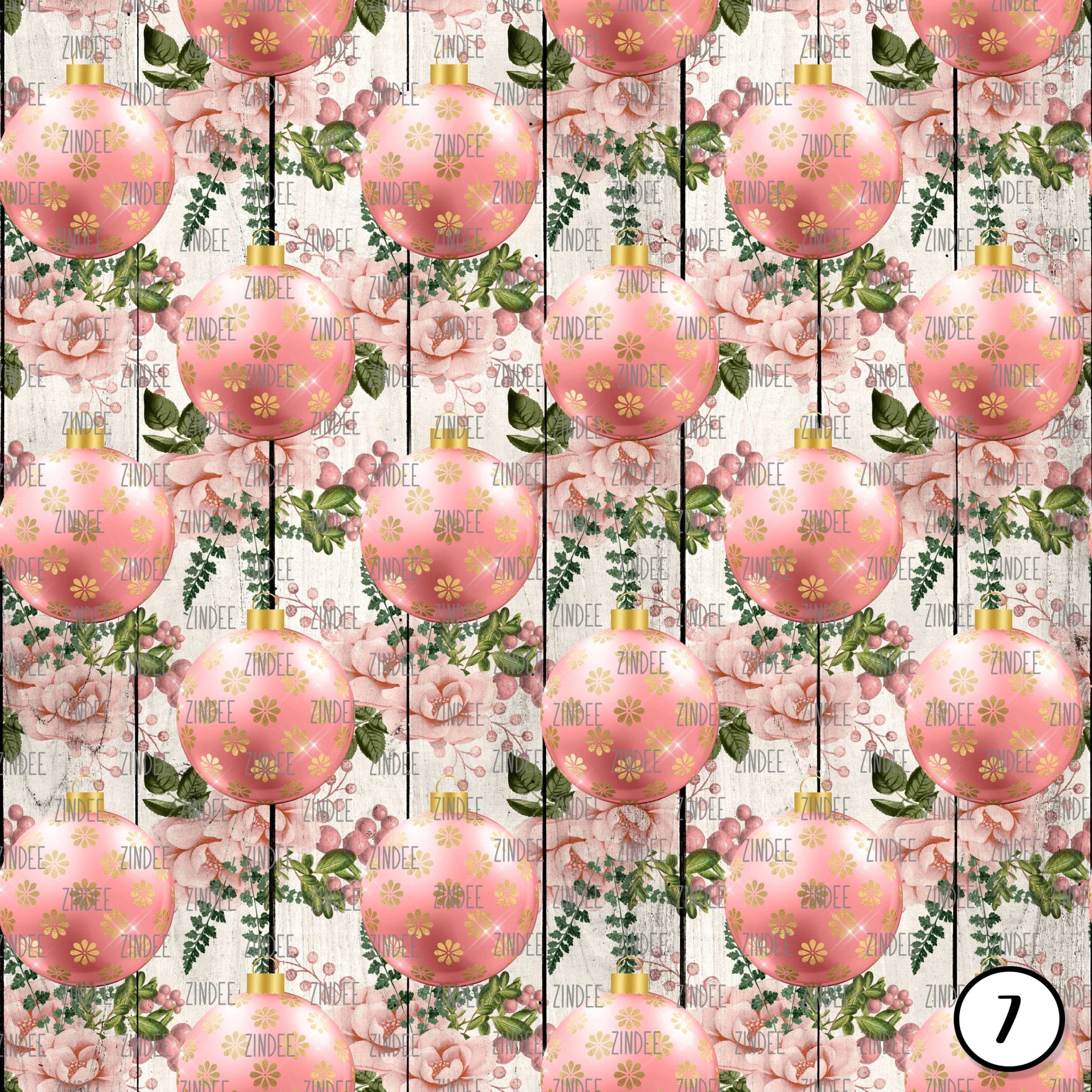 Holiday Floral Wood (vinyl) - Image 8