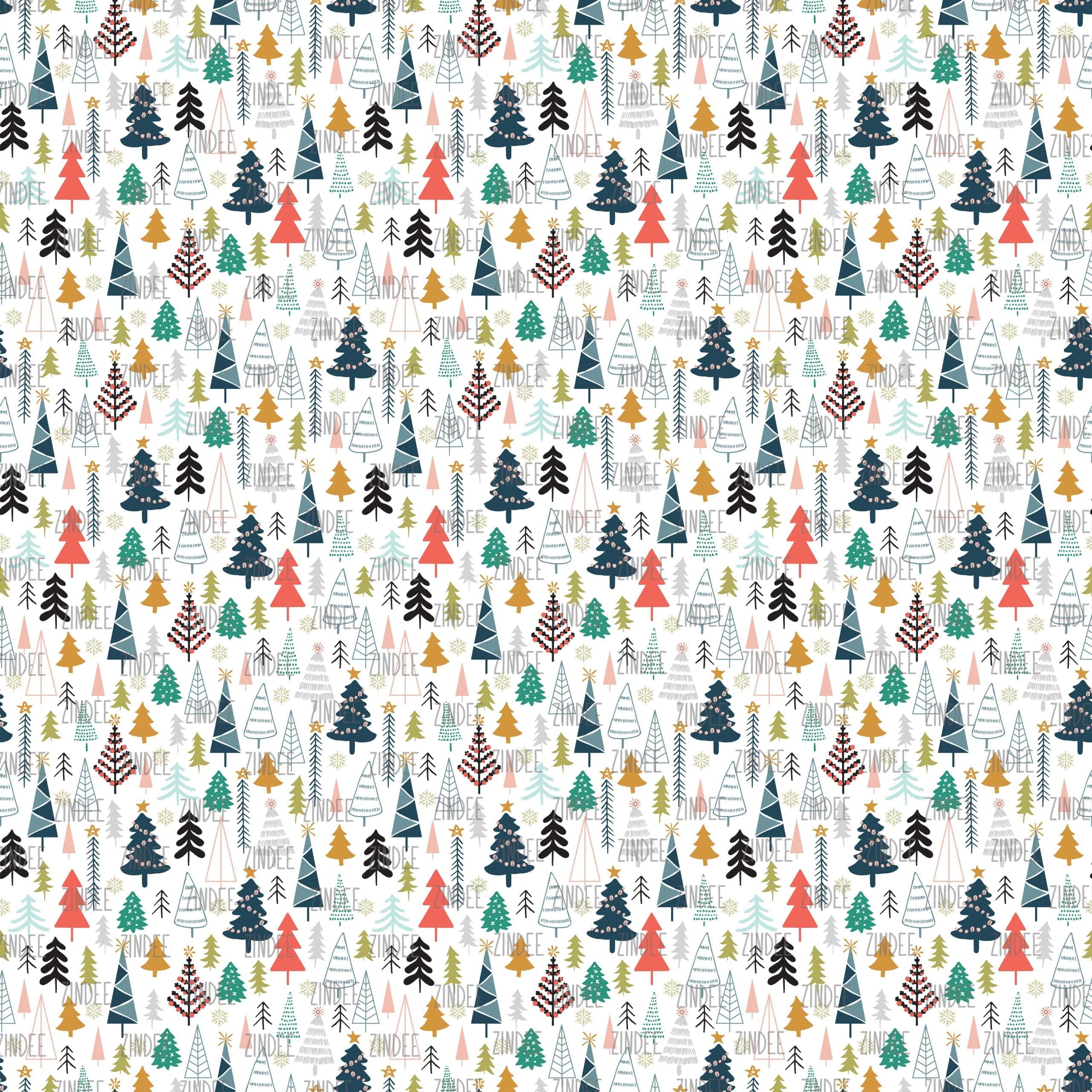 Holiday Forest seamless (vinyl)