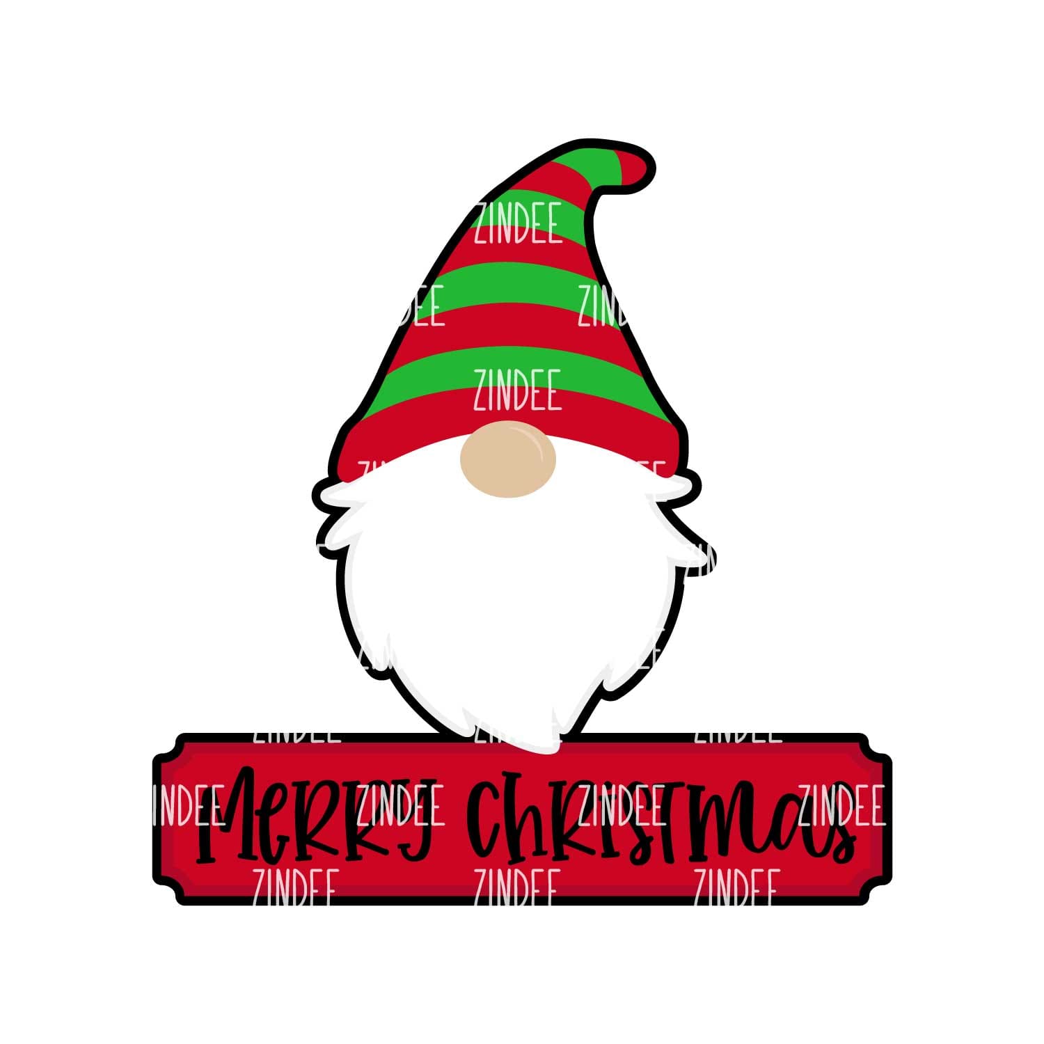 Alternative view of Holiday Gnome Ornament 4 inch