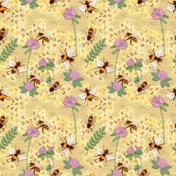 Honey Bees seamless (digital paper)