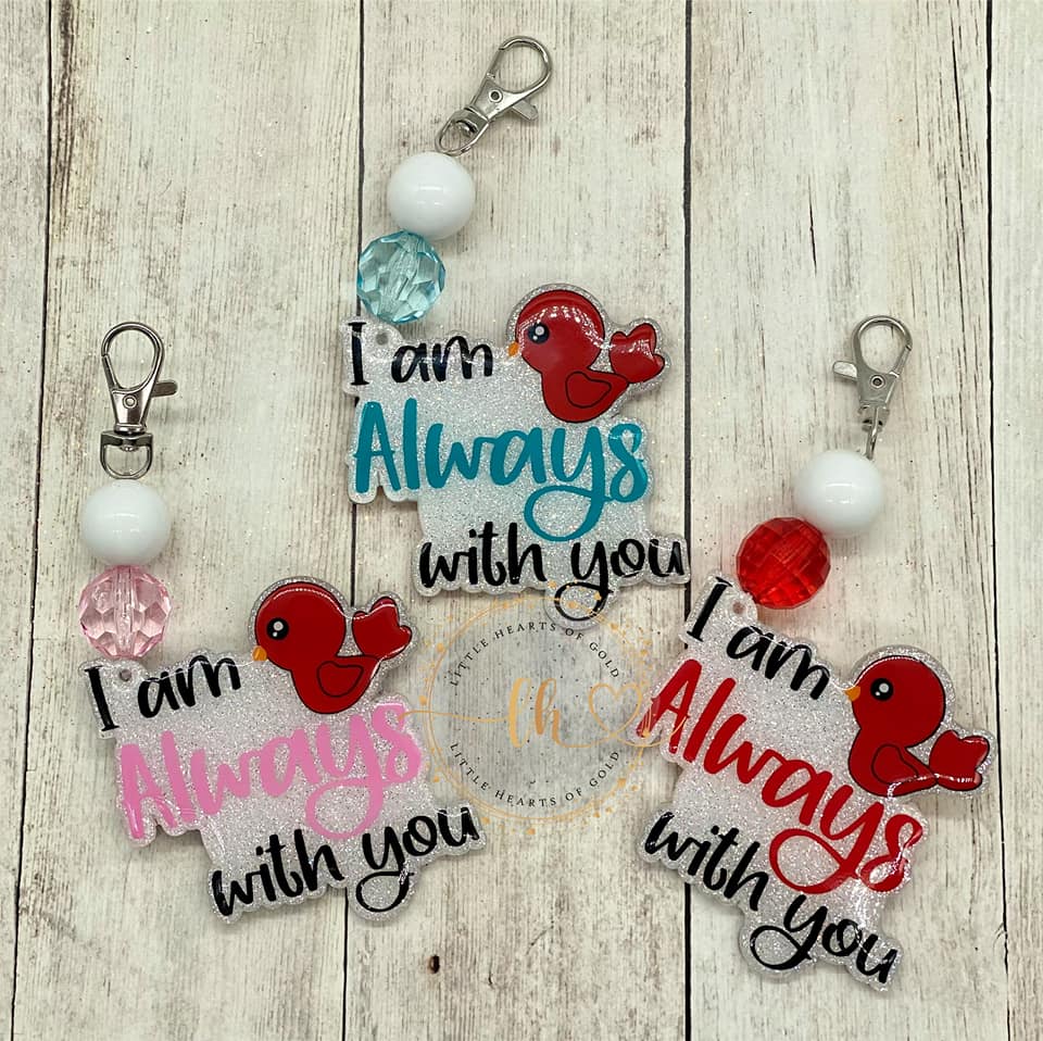 I Am Always With You Acrylic Blank- Sticker- UV DTF (3 inch) - Image 3