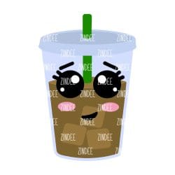 Iced Coffee Sublimation Transfer