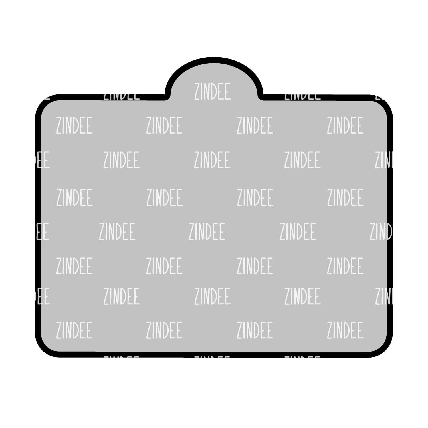 Identification Tag Acrylic Blank- Sticker- UV DTF (2 inch)