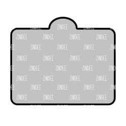Identification Tag Acrylic Blank- Sticker- UV DTF (1.5 inch)