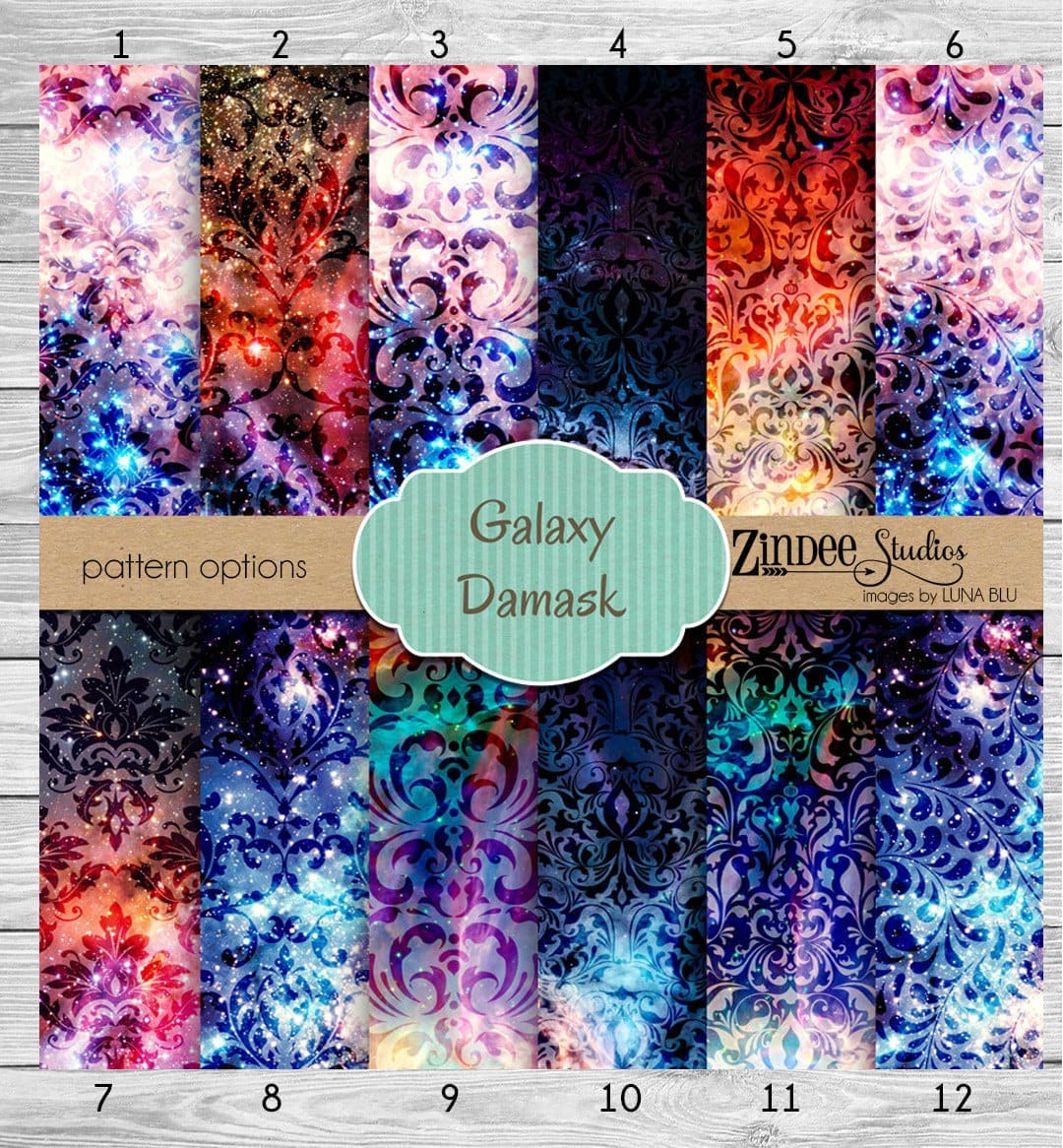 Galaxy Damask (vinyl)
