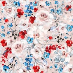 Independence Floral Tan seamless (digital paper)