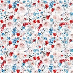 Independence Floral Tiled seamless (digital paper)