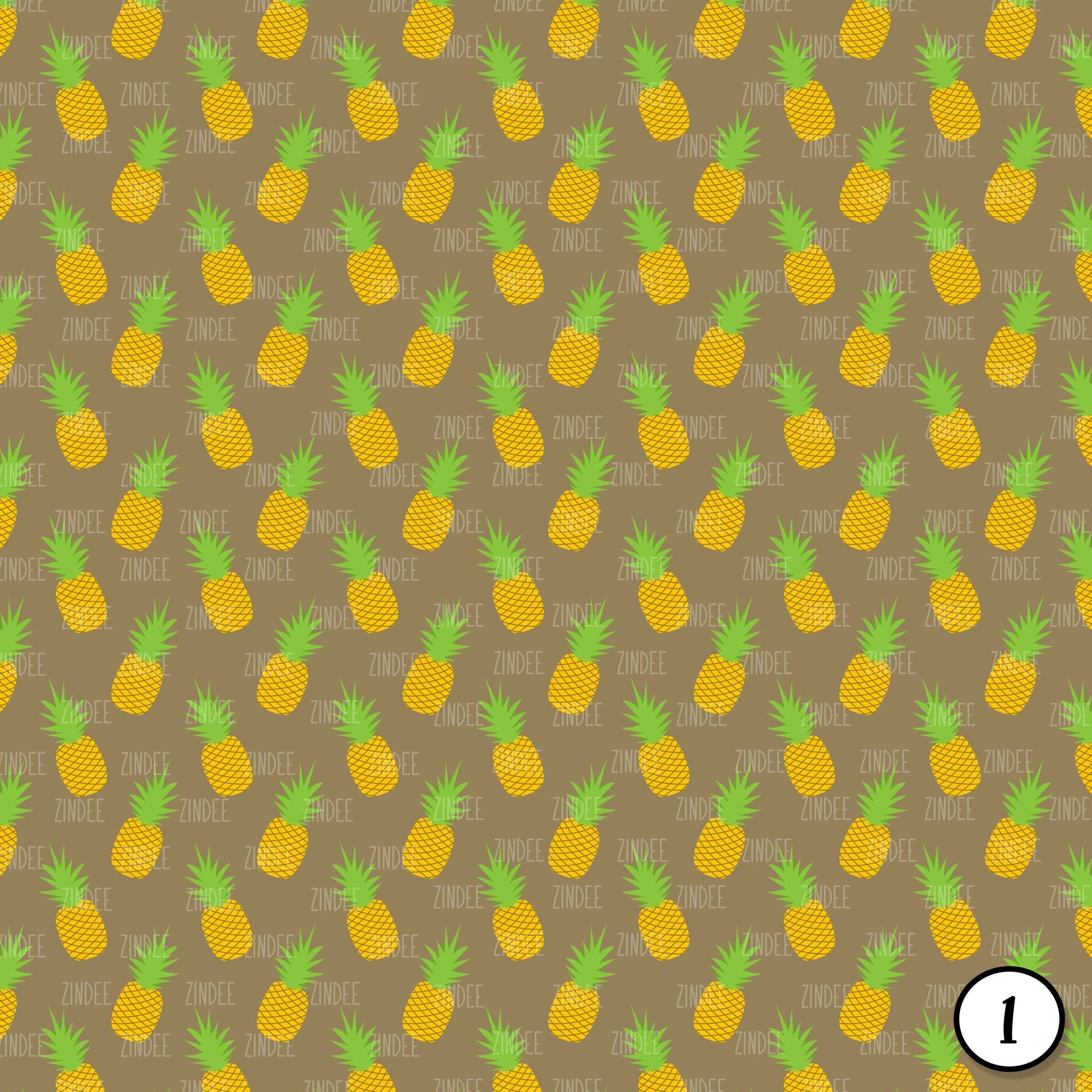 Alternative view of Juicy Pineapples (vinyl)