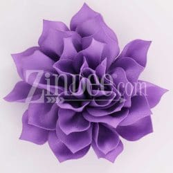 Lavender Fabric Flower (3.5")