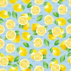 Lemons Blue 2 seamless (digital paper)