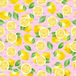 Lemons Pink 1 seamless (digital paper)