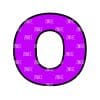 Letter O Acrylic Blank- Sticker- UV DTF (1.5 inch)
