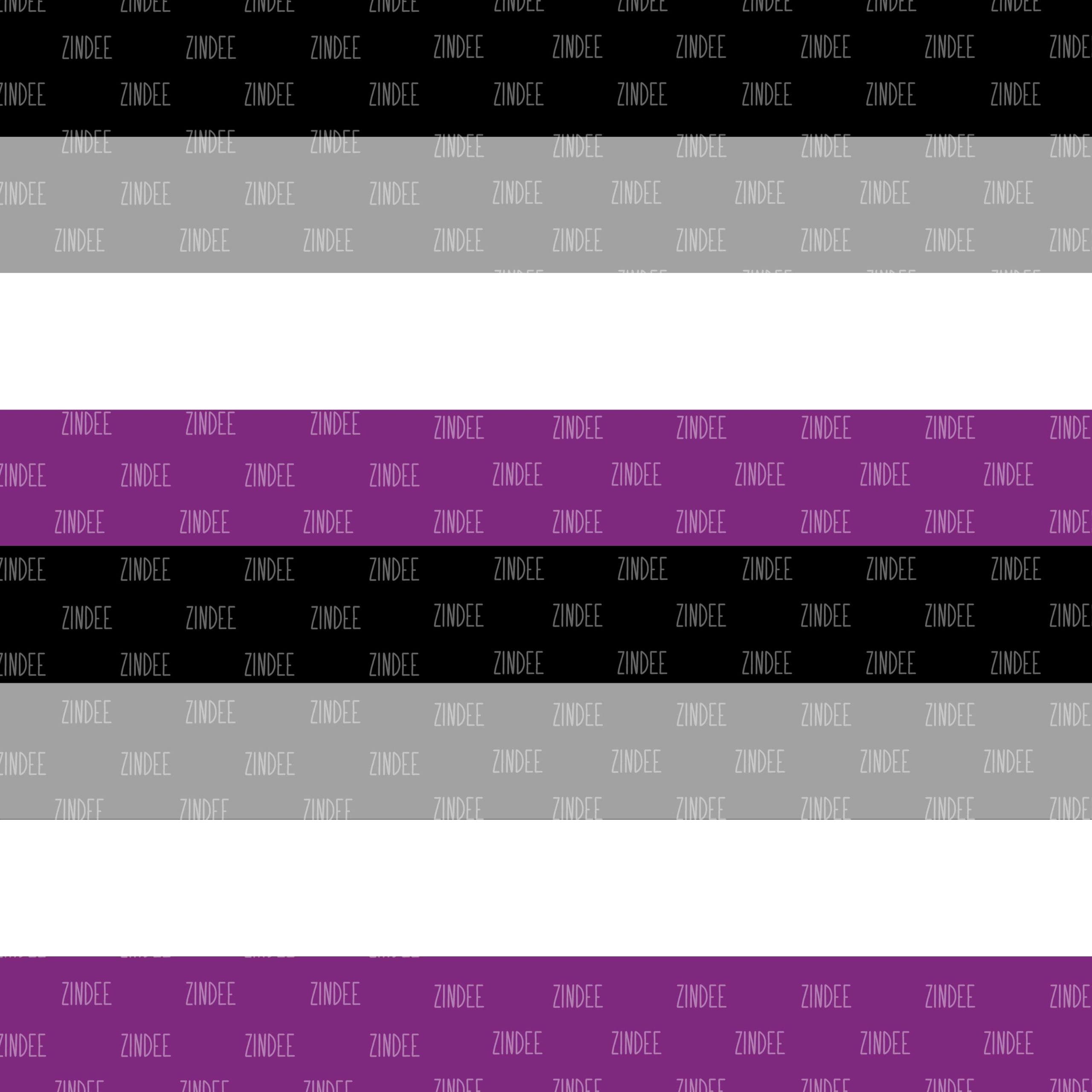 LGBTQ Asexual seamless (vinyl)