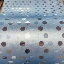 Light Blue Polka Dot Textured Glitter Adhesive Vinyl