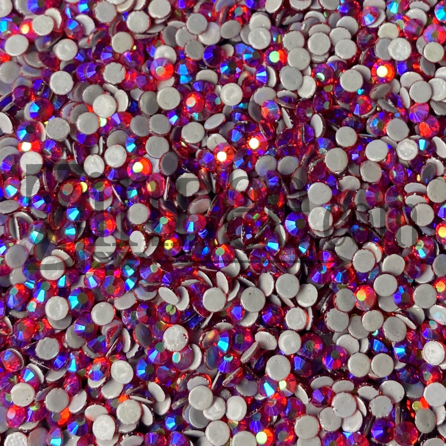 Alternative view of Light siam AB Hotfix Rhinestone ss10 (machine cut) 10 Gross