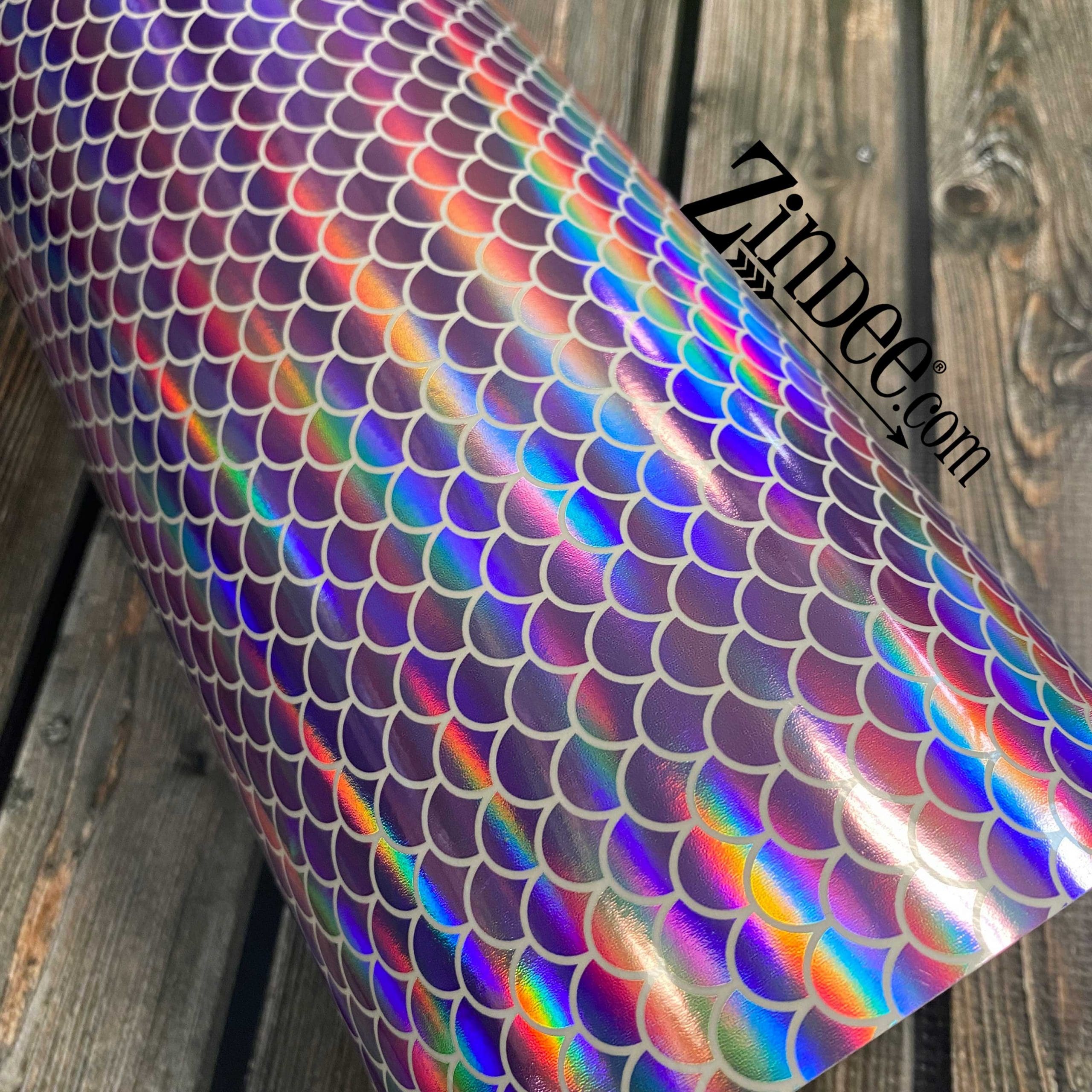 Alternative view of Lilac Mermaid Holographic Adhesive
