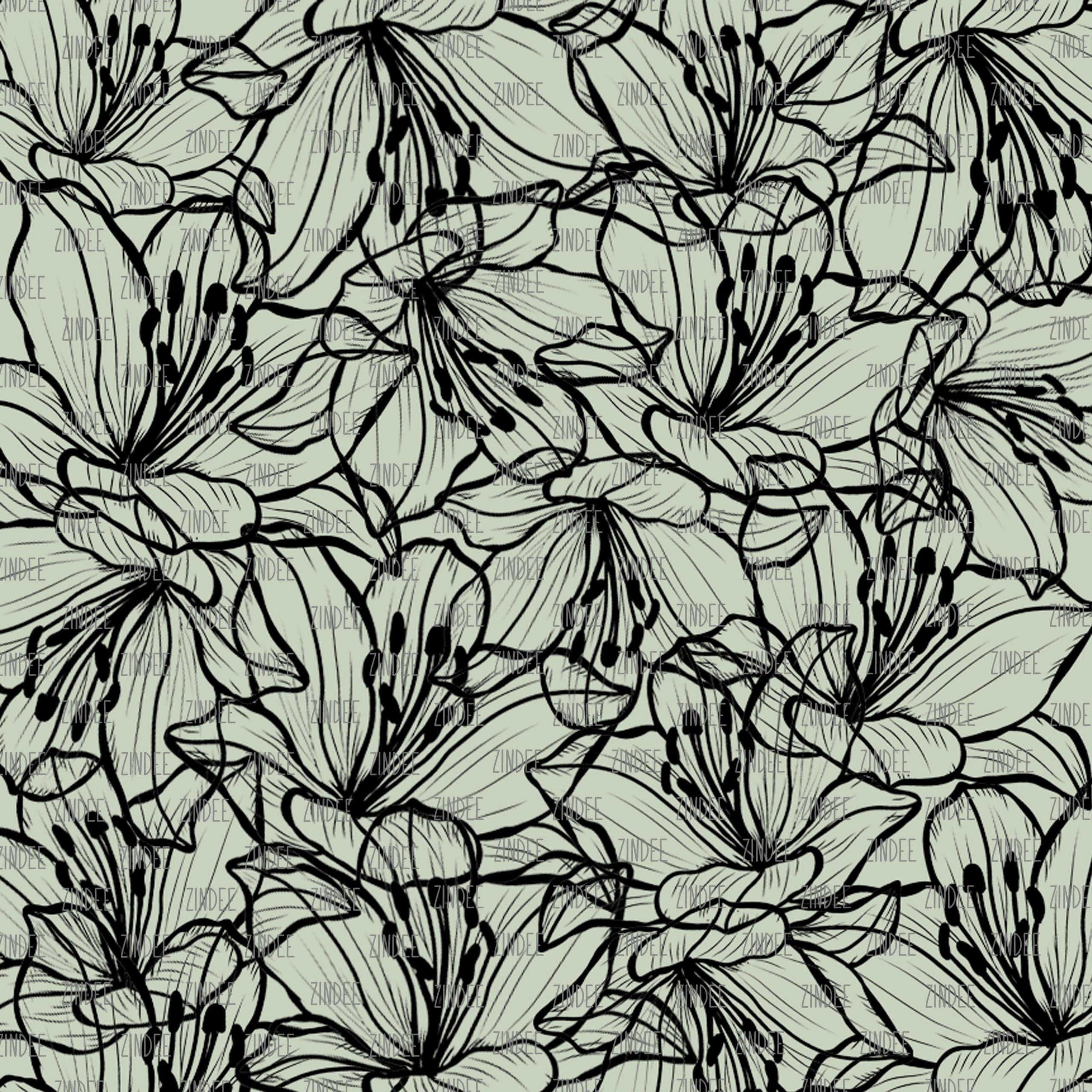 Lily Green and Black (vinyl)